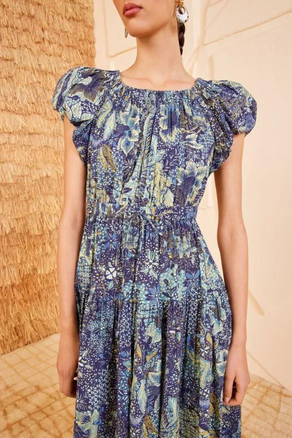 Abigail Dress Portofino Women Ulla Johnson Dresses Abigail Dress Portofino Women Ulla Johnson Dresses