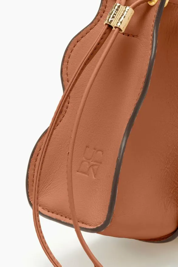 Adria Pleated Wave Clutch Pecan Brown Women Ulla Johnson Handbags Adria Pleated Wave Clutch Pecan Brown Women Ulla Johnson Handbags