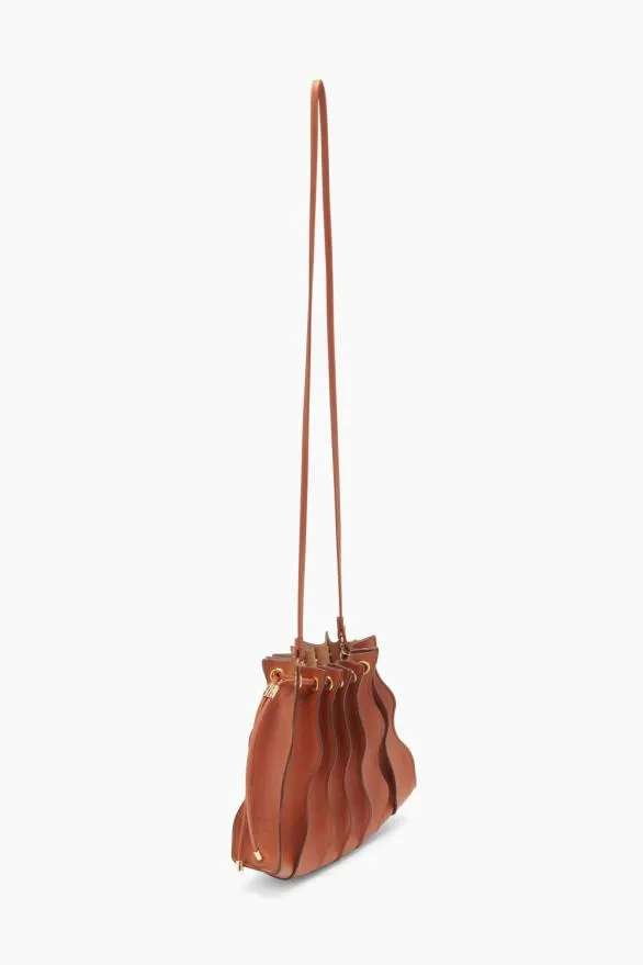 Adria Pleated Wave Crossbody Sierra Women Ulla Johnson Handbags Adria Pleated Wave Crossbody Sierra Women Ulla Johnson Handbags