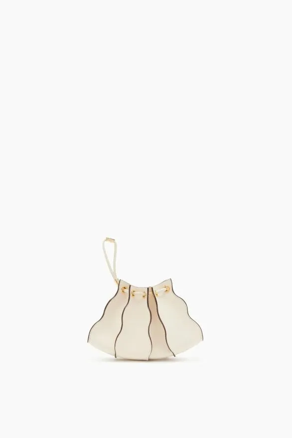 Adria Pleated Wave Mini Crossbody Alabaster Women Ulla Johnson Handbags