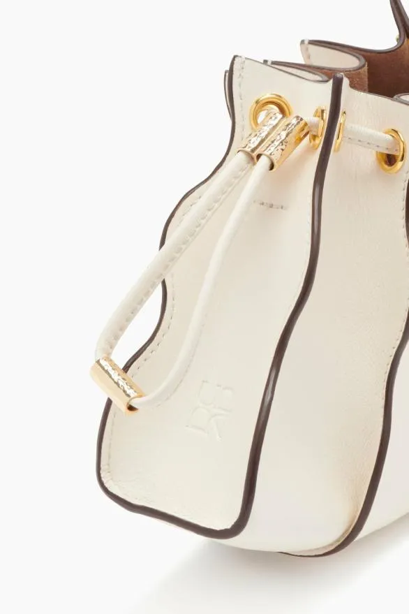 Adria Pleated Wave Mini Crossbody Alabaster Women Ulla Johnson Handbags Adria Pleated Wave Mini Crossbody Alabaster Women Ulla Johnson Handbags