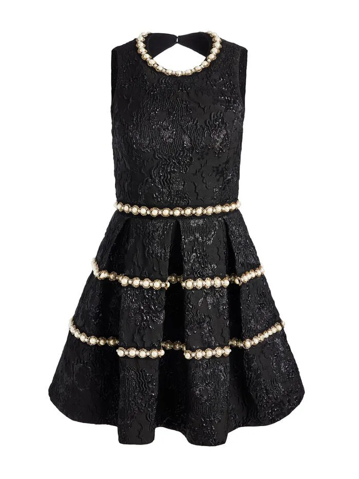 Alice Olivia DRESSES WOMEN ALISTAIR MINI GOWN Black