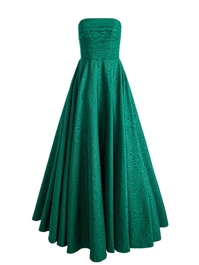 Alice Olivia DRESSES WOMEN BRIDGETTE MAXI GOWN Forest Green