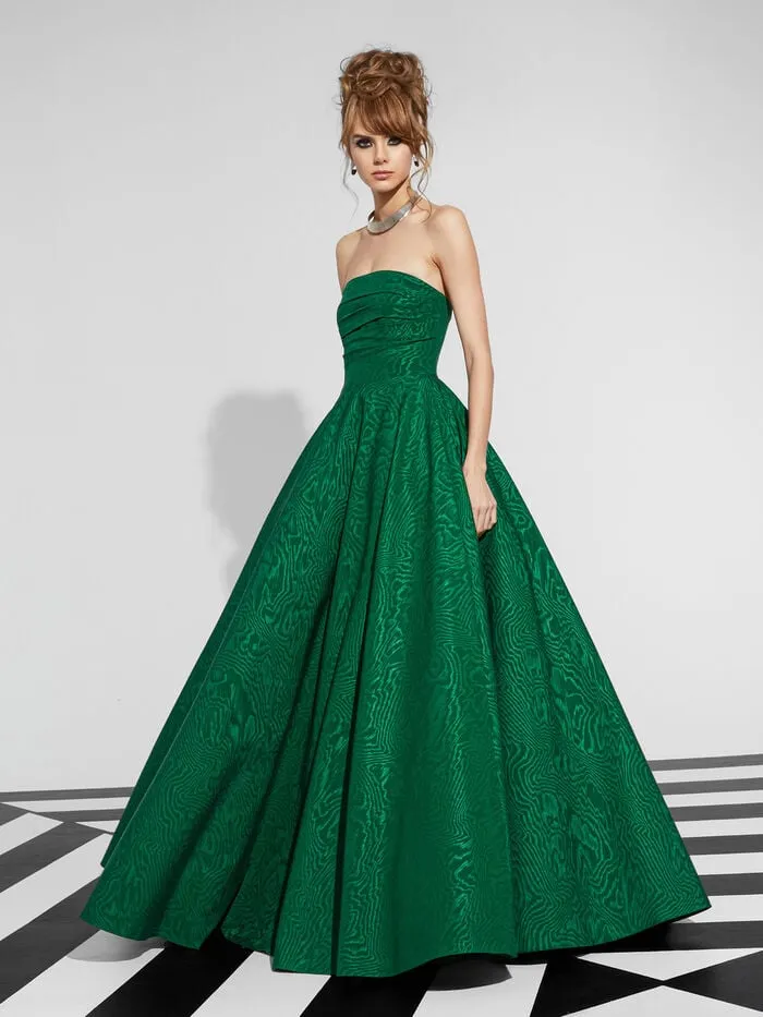 Alice Olivia DRESSES WOMEN BRIDGETTE MAXI GOWN Forest Green