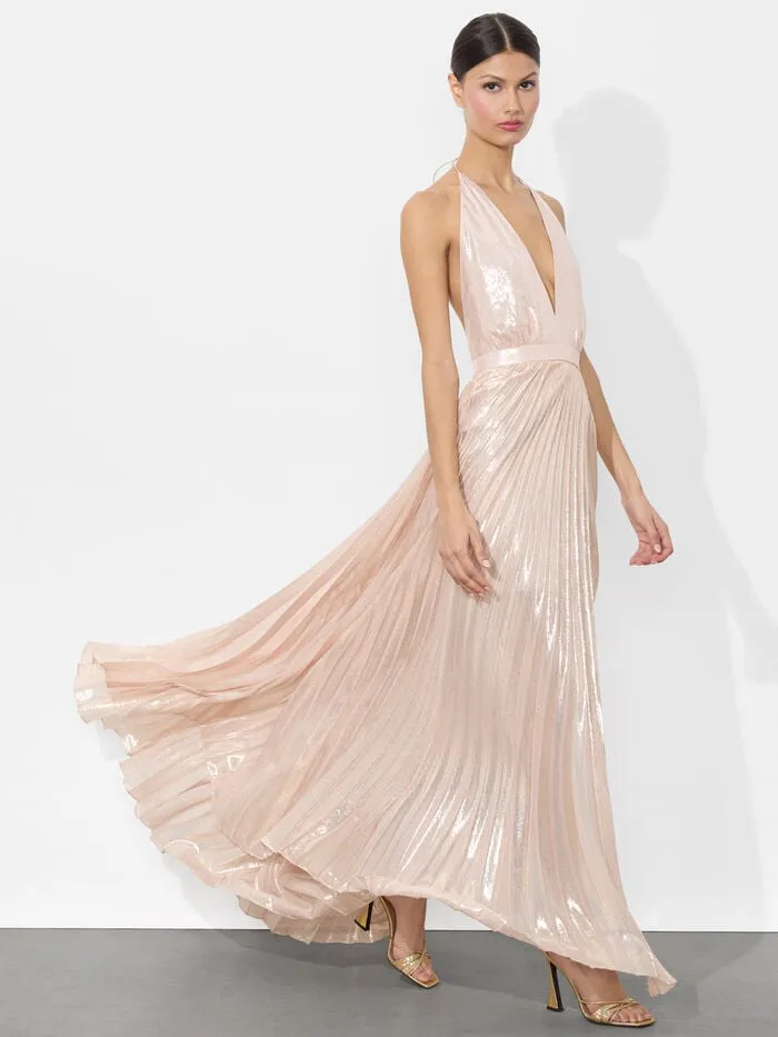 Alice Olivia DRESSES WOMEN CAMILA MAXI GOWN Pearl Blush