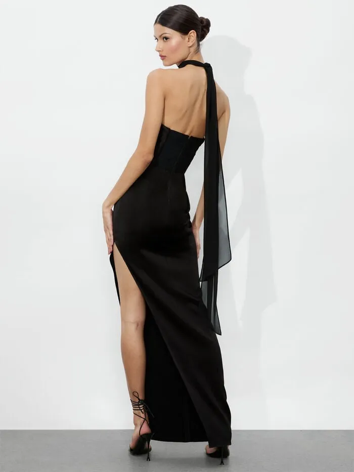 Alice Olivia DRESSES WOMEN CARLEA MAXI DRESS Black