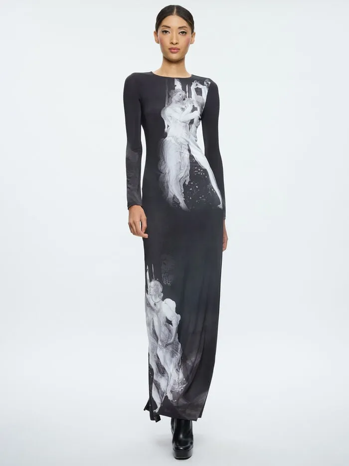 Alice Olivia DRESSES WOMEN DELORA MAXI DRESS Renaissance Fresco