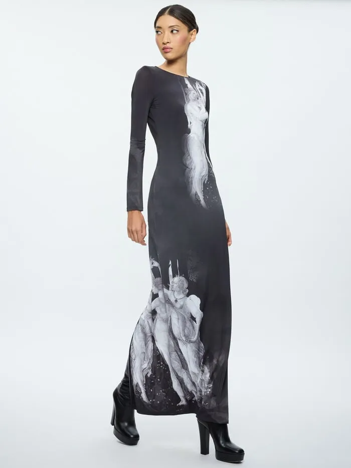 Alice Olivia DRESSES WOMEN DELORA MAXI DRESS Renaissance Fresco