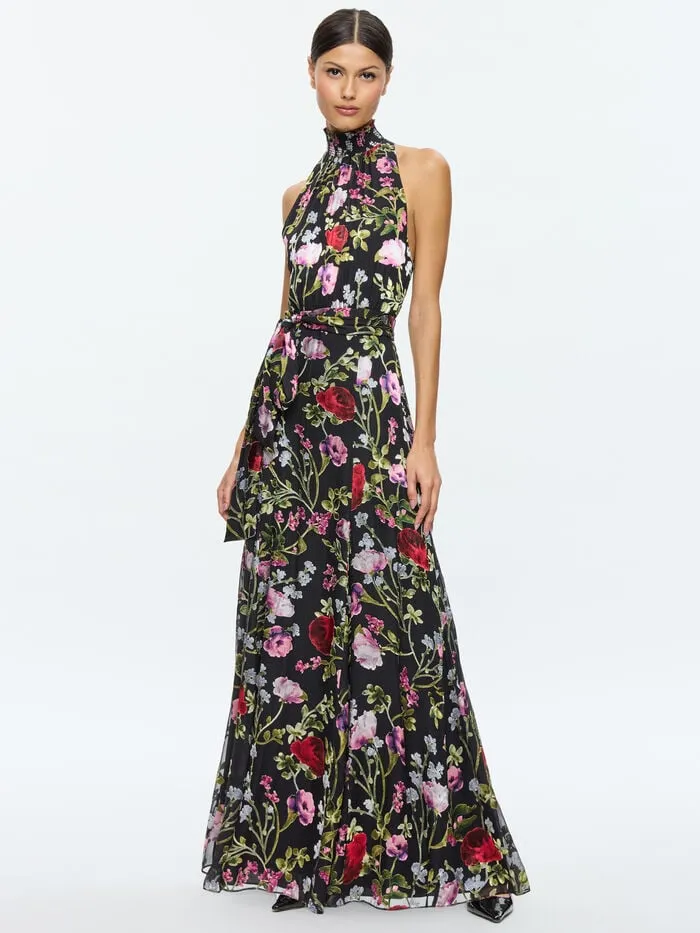 Alice Olivia DRESSES WOMEN DITA MAXI DRESS Floral Dreams