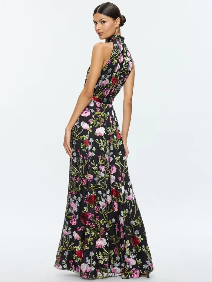 Alice Olivia DRESSES WOMEN DITA MAXI DRESS Floral Dreams