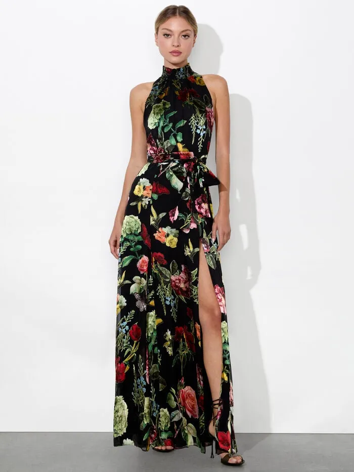 Alice Olivia DRESSES WOMEN DITA MAXI DRESS In The Wind Floral