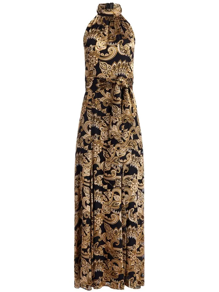 Alice Olivia DRESSES WOMEN DITA MAXI DRESS Spring Paisley Black