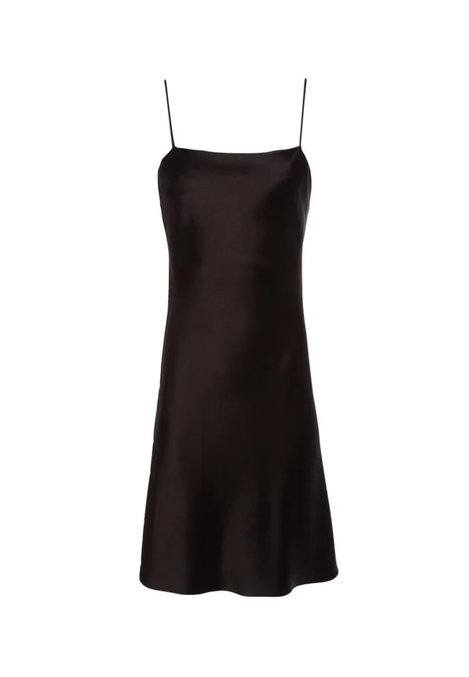 Alice Olivia DRESSES WOMEN HARMONY MINI SLIP DRESS Black