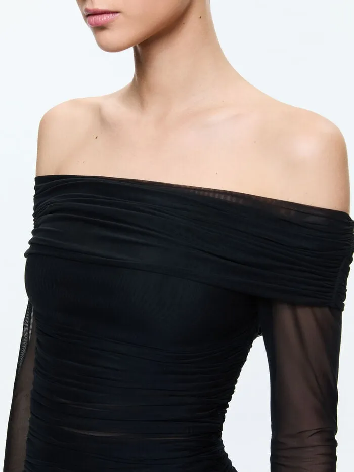 Alice Olivia DRESSES WOMEN ISADOLA MINI DRESS Black