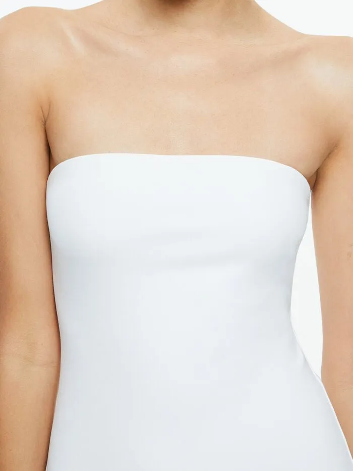 Alice Olivia DRESSES WOMEN LEIA STRAPLESS MINI DRESS Off White