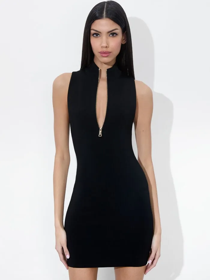 Alice Olivia DRESSES WOMEN LEIGHTON MINI DRESS Black