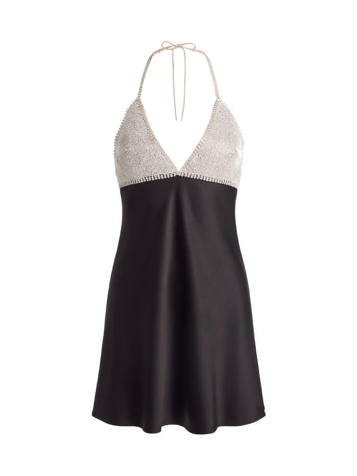 Alice Olivia DRESSES WOMEN LUELLA MINI DRESS Black