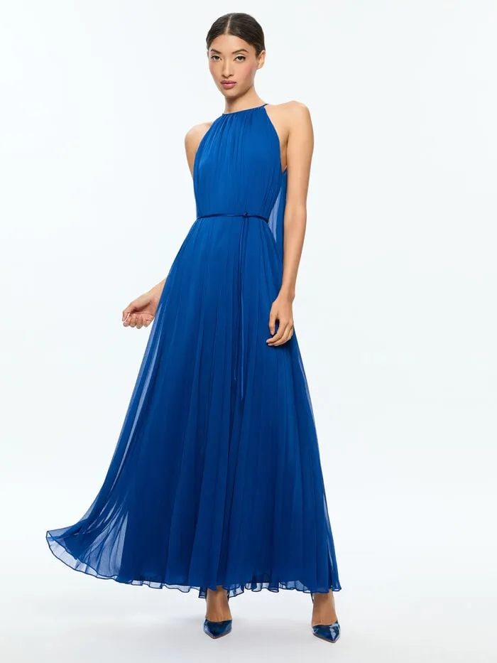 Alice Olivia DRESSES WOMEN MATIRA MAXI DRESS Royal