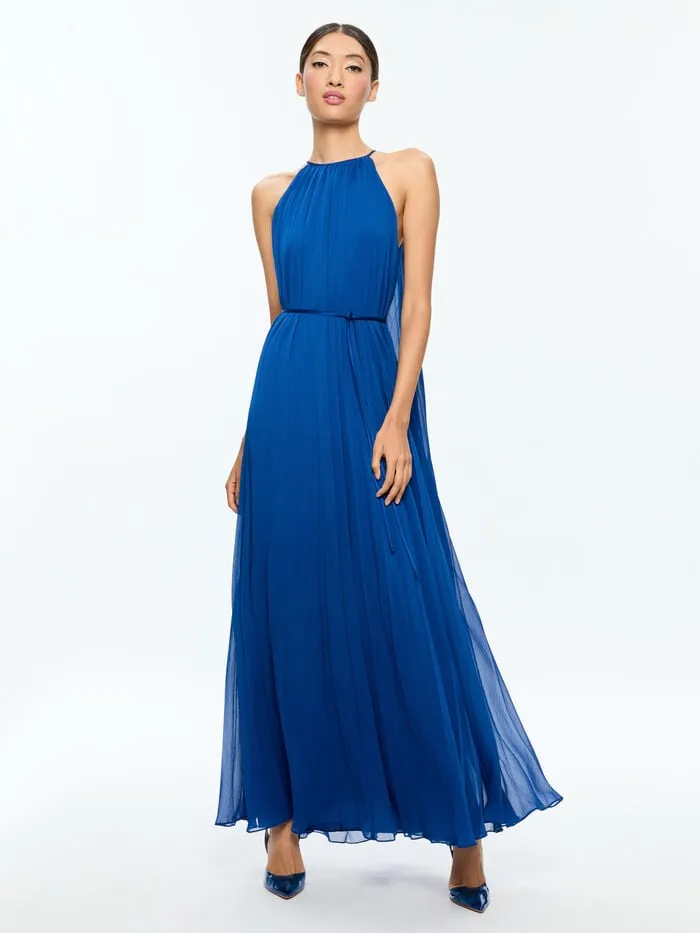 Alice Olivia DRESSES WOMEN MATIRA MAXI DRESS Royal