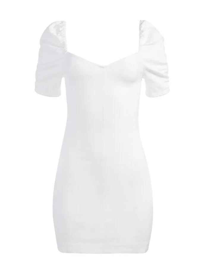 Alice Olivia DRESSES WOMEN MIMI DENIM MINI DRESS Vintage Sugar