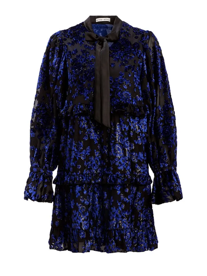 Alice Olivia DRESSES WOMEN MORANNE TUNIC DRESS Midnight Blue
