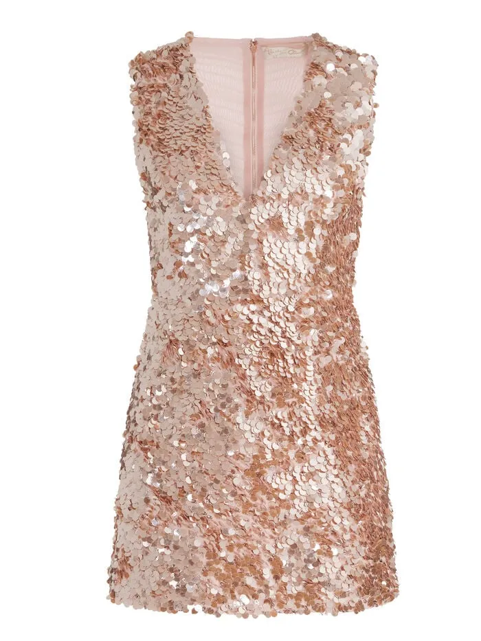 Alice Olivia DRESSES WOMEN PACEY MINI DRESS Pearl Blush