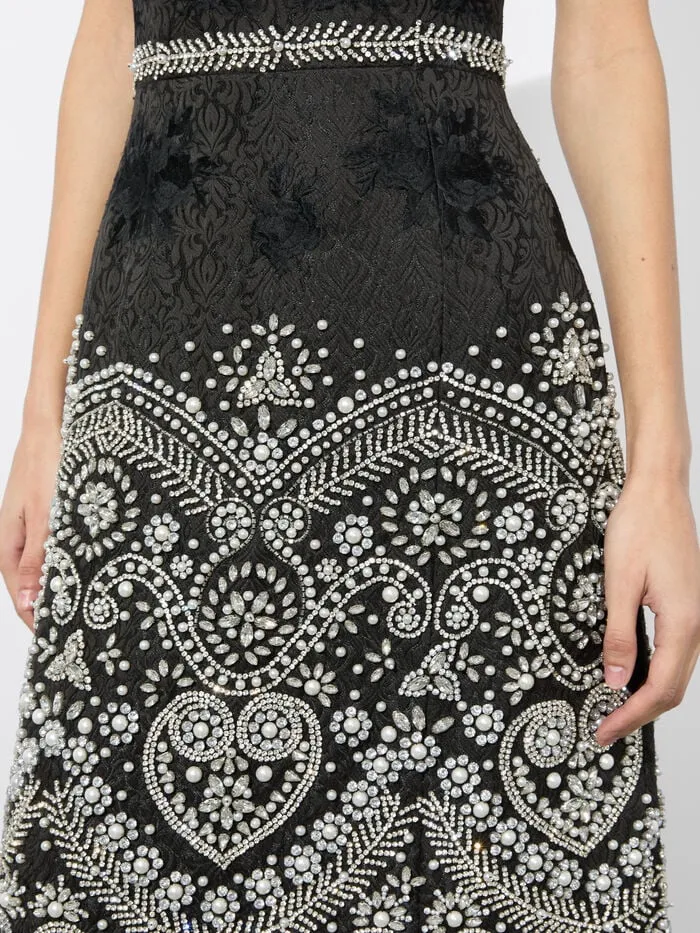 Alice Olivia DRESSES WOMEN PAIGE MAXI GOWN Blackandmulti