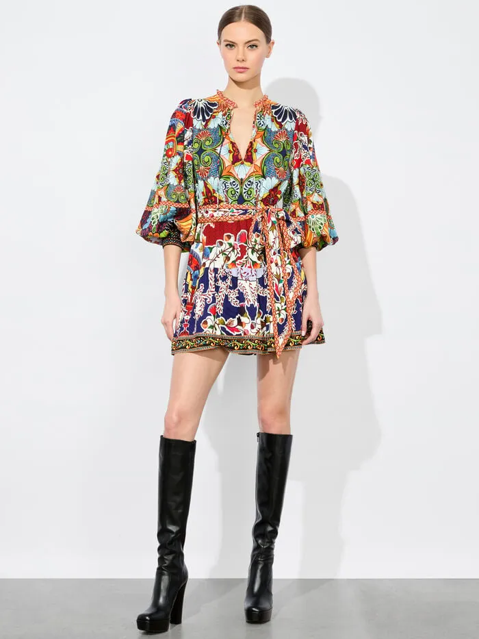 Alice Olivia DRESSES WOMEN SADIE MINI SHIRT DRESS On The Road