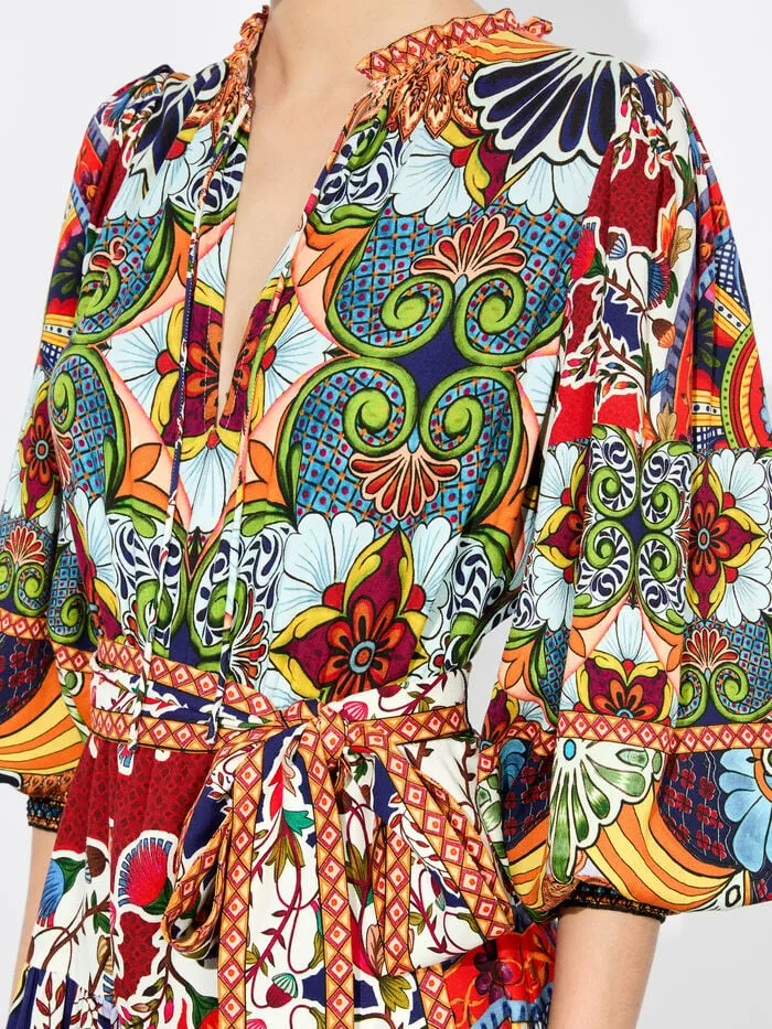 Alice Olivia DRESSES WOMEN SADIE MINI SHIRT DRESS On The Road