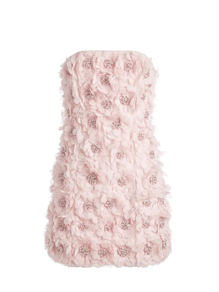 Alice Olivia DRESSES WOMEN VELIA MINI DRESS Pink Lace