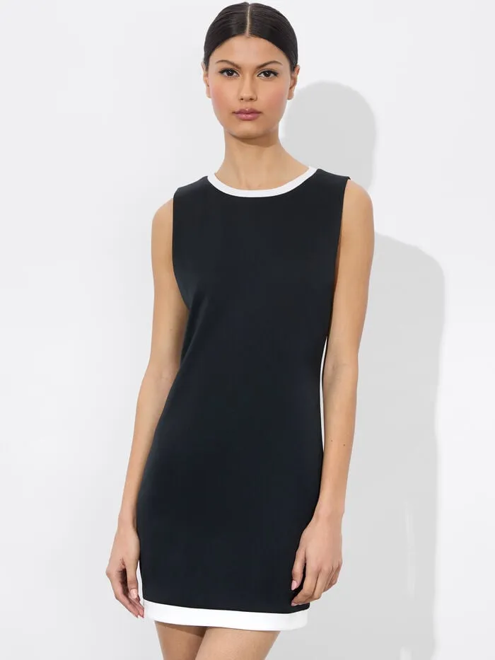 Alice Olivia DRESSES WOMEN WYNELL DRESS Blackandoff White