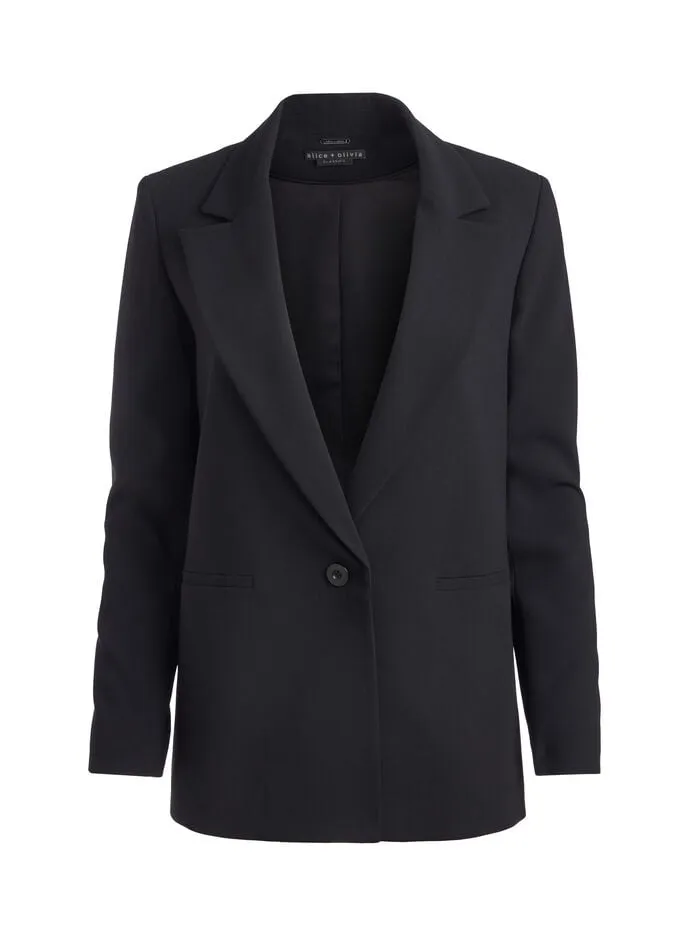 Alice Olivia JACKETS COATS WOMEN BREANN FITTED BLAZER Black