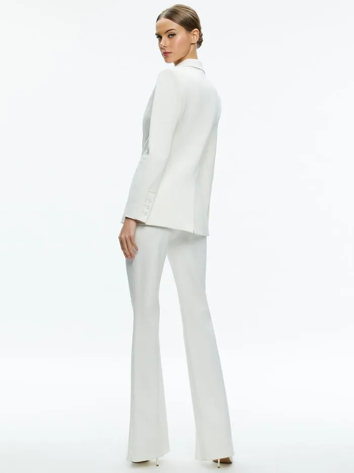 Alice Olivia JACKETS COATS WOMEN BREANN FITTED BLAZER Off White