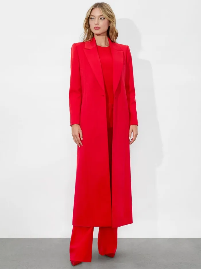 Alice Olivia JACKETS COATS WOMEN COLLEY LONG BLAZER Bright Ruby