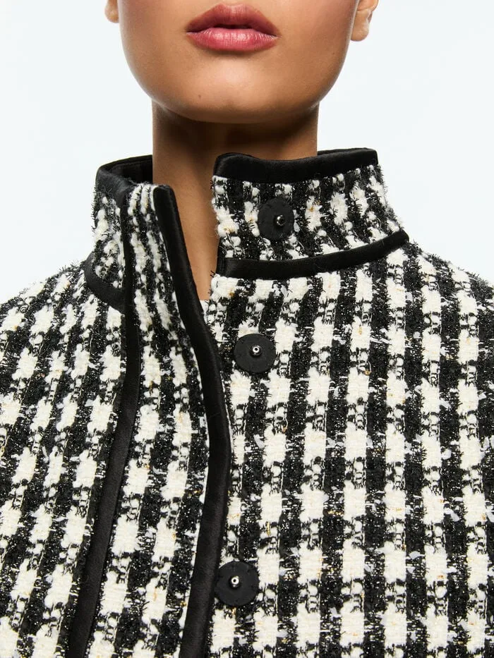 Alice Olivia JACKETS COATS WOMEN CORWIN JACKET Blackandwhite
