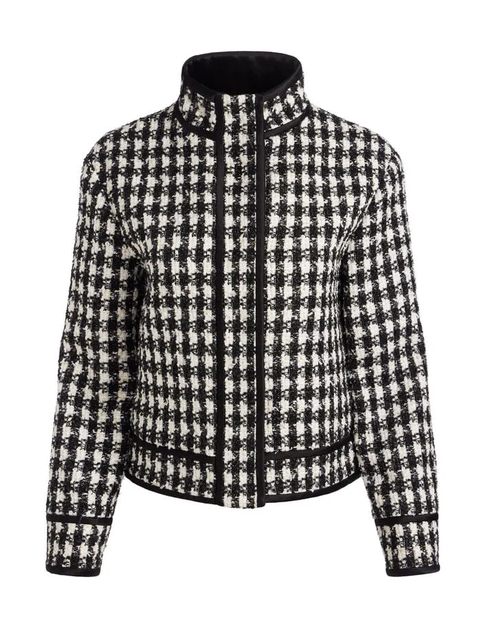 Alice Olivia JACKETS COATS WOMEN CORWIN JACKET Blackandwhite