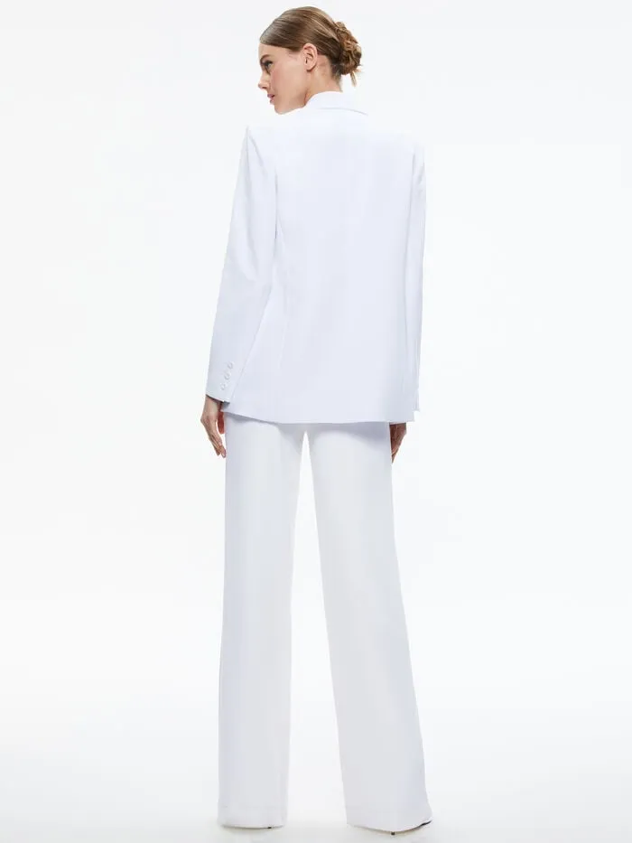 Alice Olivia JACKETS COATS WOMEN DENNY BOYFRIEND BLAZER White