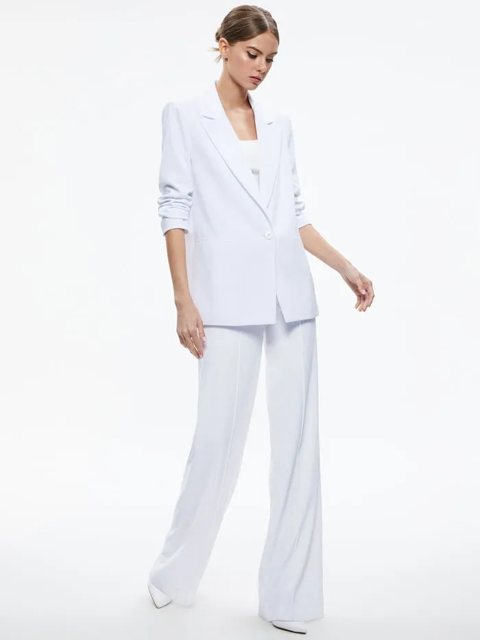 Alice Olivia JACKETS COATS WOMEN DENNY BOYFRIEND BLAZER White