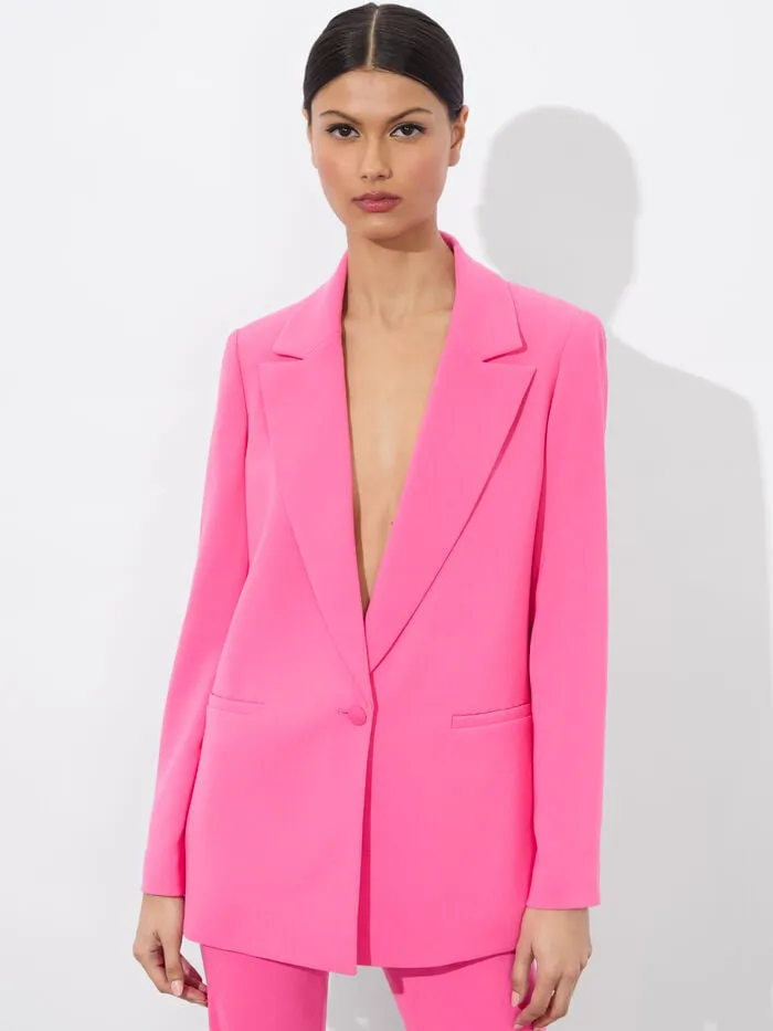 Alice Olivia JACKETS COATS WOMEN DENNY BOYFRIEND BLAZER Wild Pink