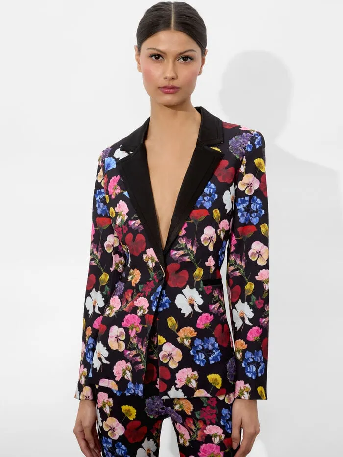 Alice Olivia JACKETS COATS WOMEN HUNDLEY BLAZER Timeless Blossom