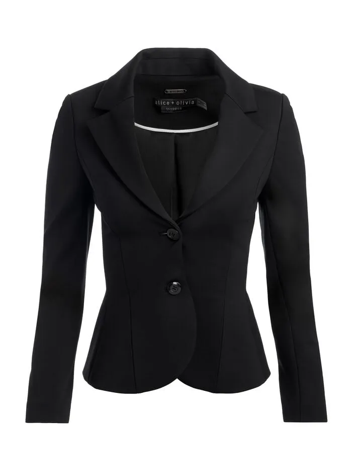 Alice Olivia JACKETS COATS WOMEN IANA SCULPTED BLAZER Black