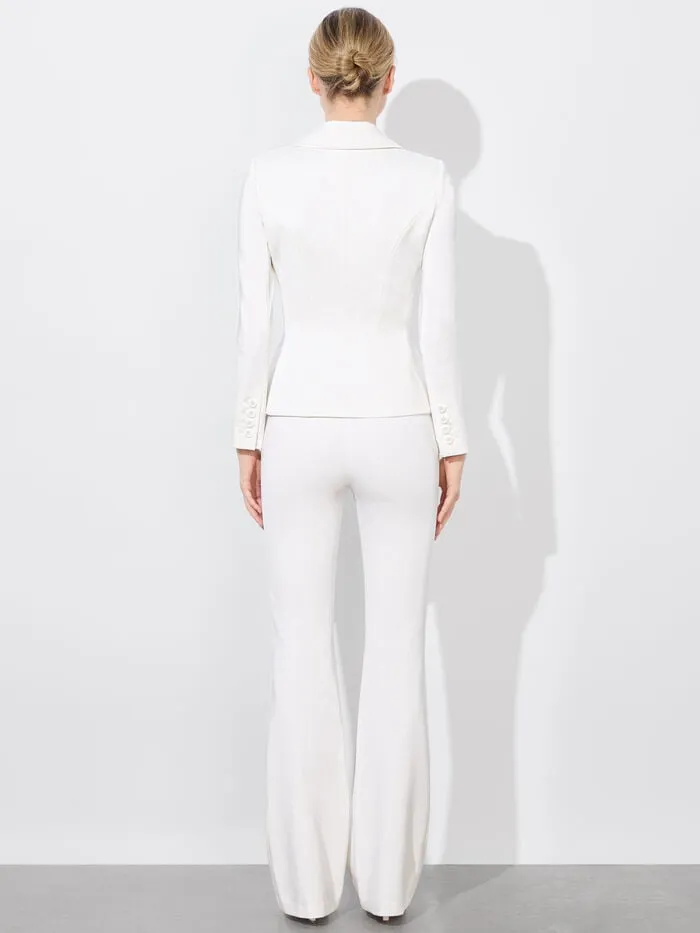 Alice Olivia JACKETS COATS WOMEN IANA SCULPTED BLAZER Off White