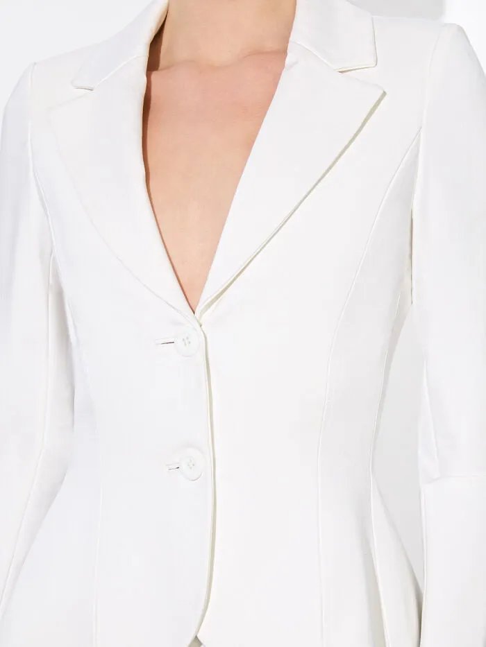 Alice Olivia JACKETS COATS WOMEN IANA SCULPTED BLAZER Off White