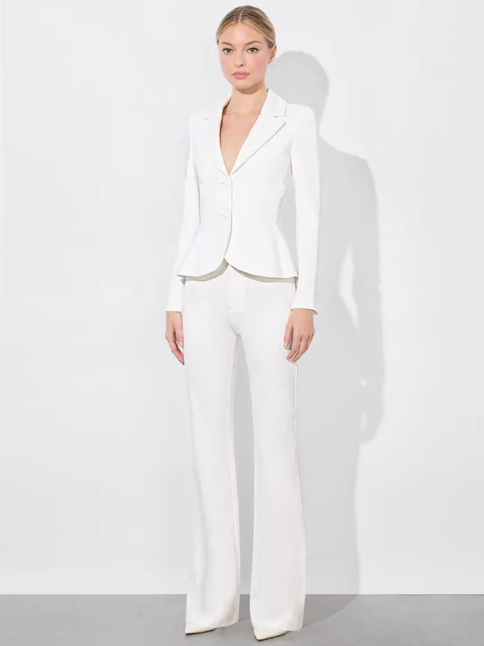 Alice Olivia JACKETS COATS WOMEN IANA SCULPTED BLAZER Off White