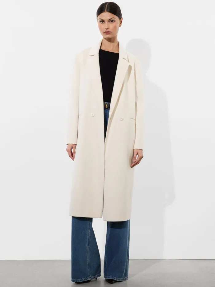 Alice Olivia JACKETS COATS WOMEN JIMMY COAT Off White