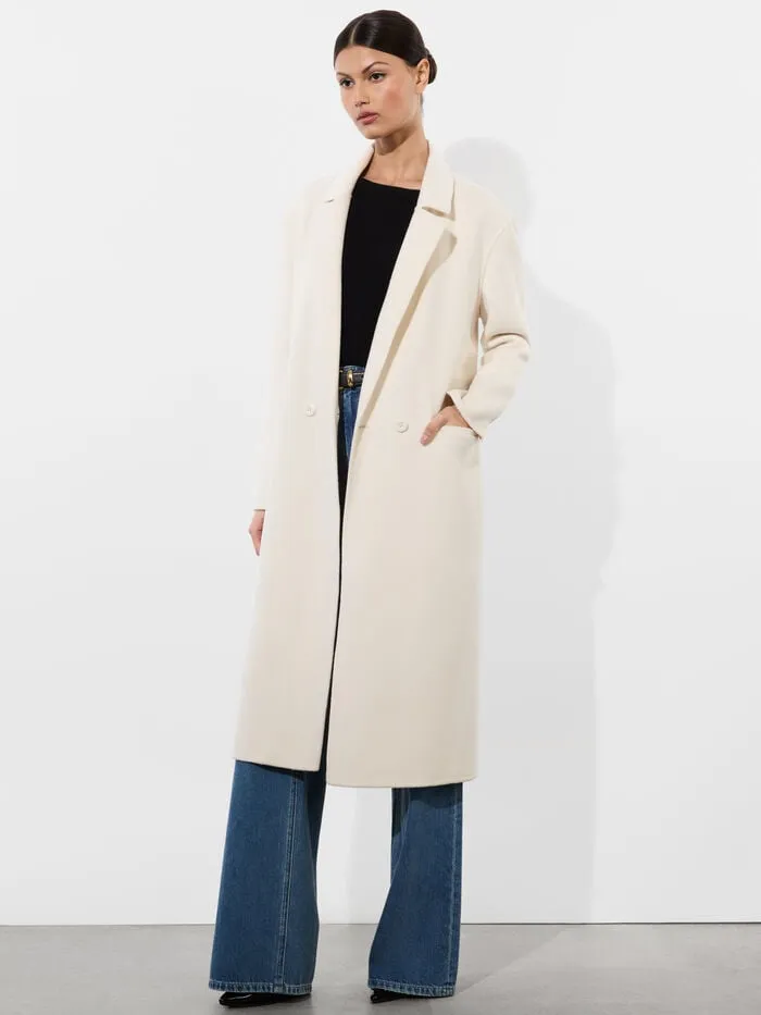 Alice Olivia JACKETS COATS WOMEN JIMMY COAT Off White