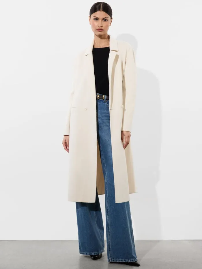 Alice Olivia JACKETS COATS WOMEN JIMMY COAT Off White