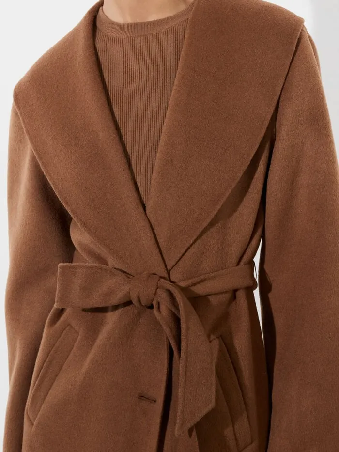 Alice Olivia JACKETS COATS WOMEN MARCELENE MIDI COAT Camel