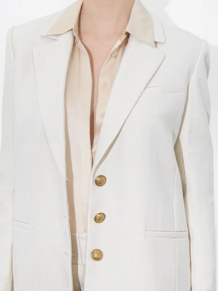 Alice Olivia JACKETS COATS WOMEN MICHAEL BOXY BLAZER Chinoandoff White
