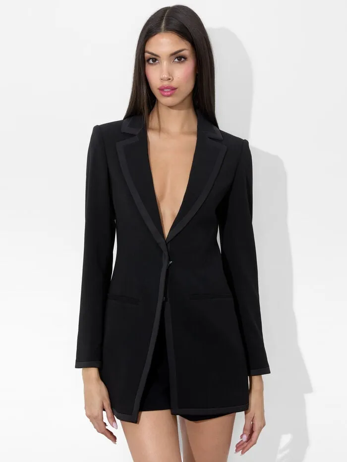 Alice Olivia JACKETS COATS WOMEN MYA FITTED BLAZER Black
